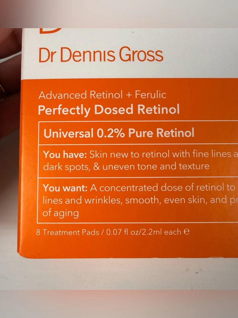 Dr. Dennis Gross Advanced Retinol + Ferulic Perfectly Dosed Retinol 0.2% 8 Pads